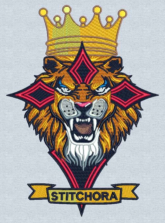 King jacket back embroidery