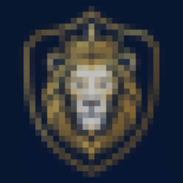 Original blurry low resolution logo before tracing
